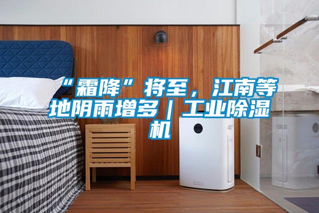 “霜降”将至,江南等地阴雨增多|工业除湿机