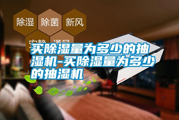买除湿量为多少的抽湿机-买除湿量为多少的抽湿机