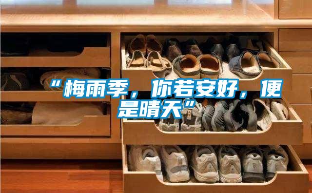 “梅雨季，你若安好，便是晴天”