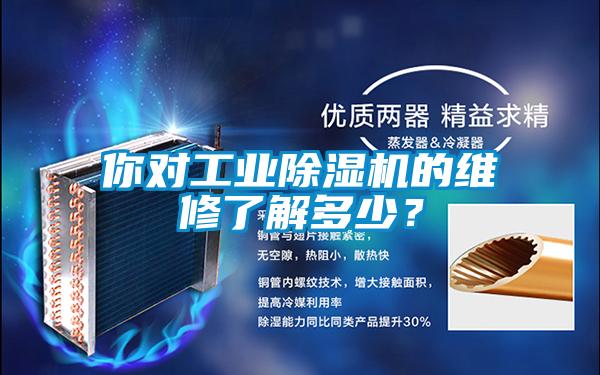 你对工业除湿机的维修了解多少？