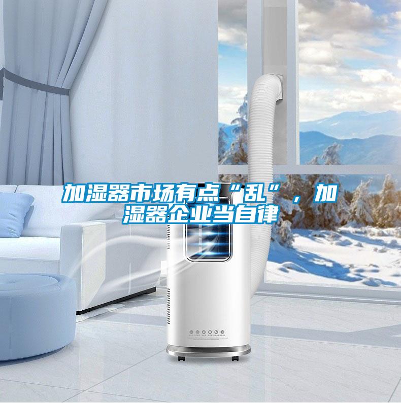 加湿器市场有点“乱”，加湿器企业当自律
