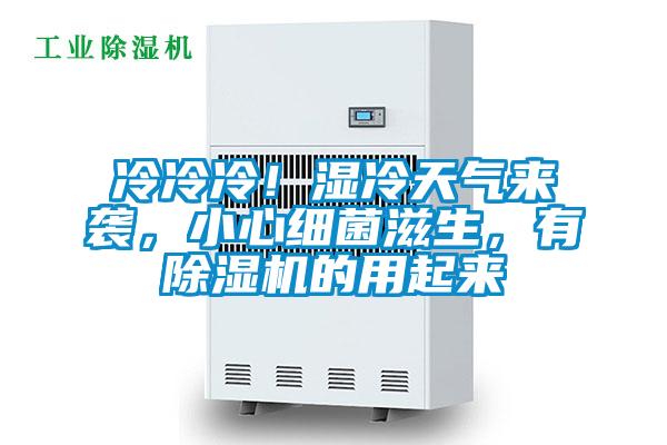 冷冷冷！湿冷天气来袭，小心细菌滋生，有除湿机的用起来