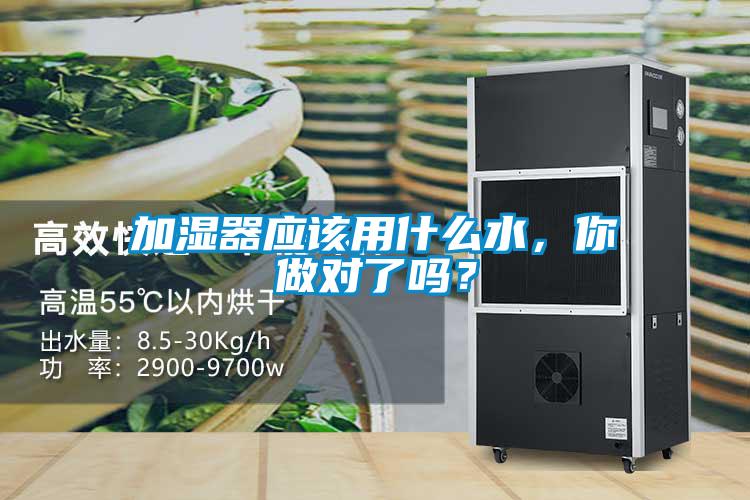 加湿器应该用什么水，你做对了吗？