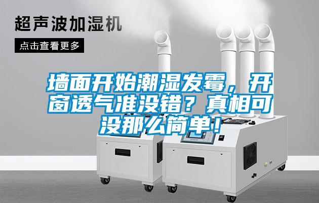 墙面开始潮湿发霉，开窗透气准没错？真相可没那么简单！