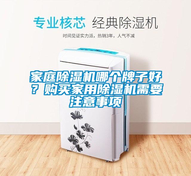 家庭除湿机哪个牌子好？购买家用除湿机需要注意事项