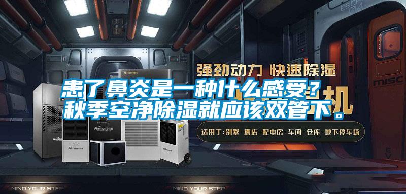 患了鼻炎是一种什么感受？ 秋季空净除湿就应该双管下。