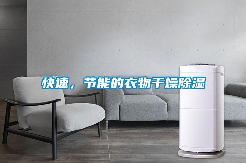 快速，节能的衣物干燥除湿