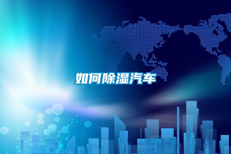 如何除湿汽车