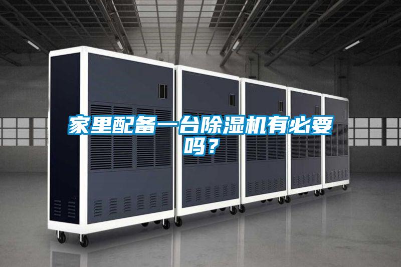 家里配备一台除湿机有必要吗？