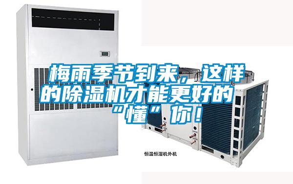 梅雨季节到来，这样的除湿机才能更好的“懂”你！