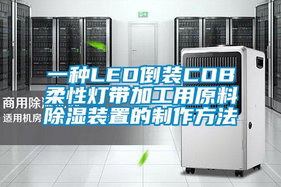 一种LED倒装COB柔性灯带加工用原料除湿装置的制作方法