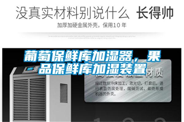 葡萄保鲜库加湿器，果品保鲜库加湿装置