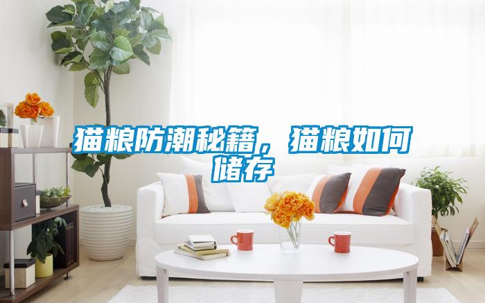 猫粮防潮秘籍，猫粮如何储存