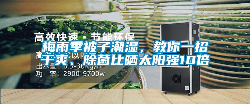 梅雨季被子潮湿，教你一招干爽、除菌比晒太阳强10倍