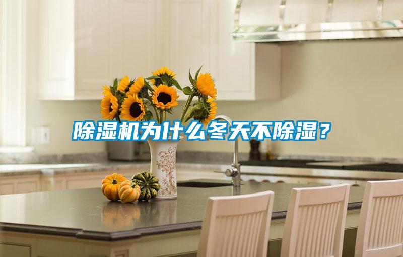除湿机为什么冬天不除湿？