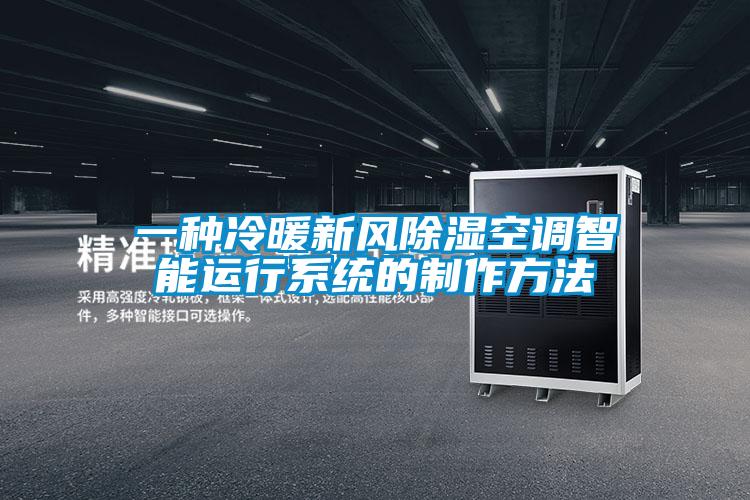 一种冷暖新风除湿空调智能运行系统的制作方法