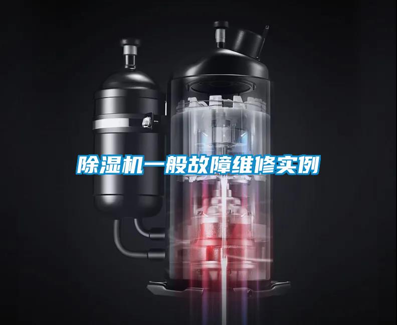 除湿机一般故障维修实例