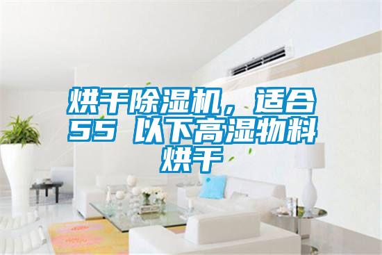 烘干除湿机,适合55℃以下高湿物料烘干