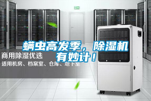 螨虫高发季，除湿机有妙计！