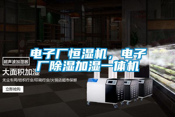 电子厂恒湿机，电子厂除湿加湿一体机