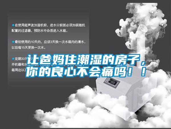 让爸妈住潮湿的房子，你的良心不会痛吗！！