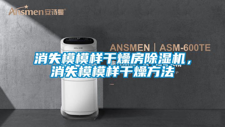 消失模模样干燥房除湿机，消失模模样干燥方法