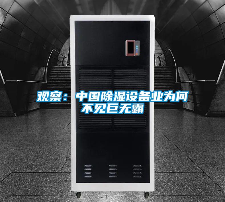 观察：中国除湿设备业为何不见巨无霸