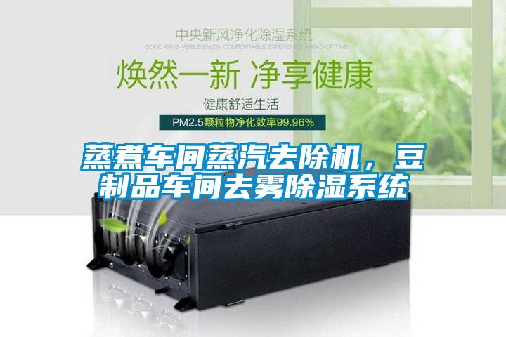蒸煮车间蒸汽去除机，豆制品车间去雾除湿系统