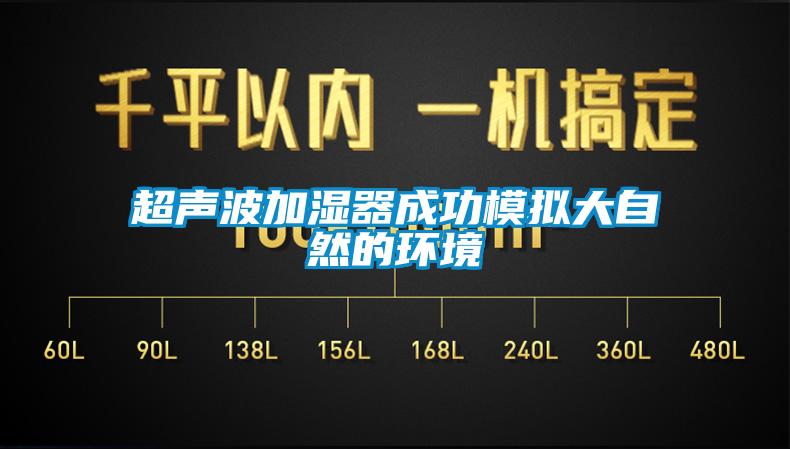 超声波加湿器成功模拟大自然的环境
