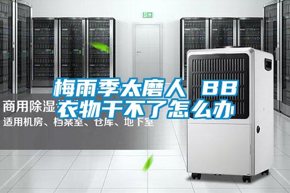 梅雨季太磨人 BB衣物干不了怎么办