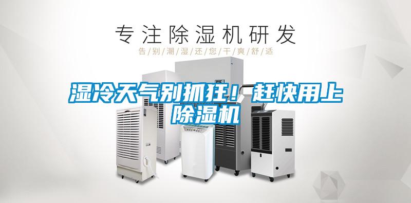 湿冷天气别抓狂！赶快用上除湿机