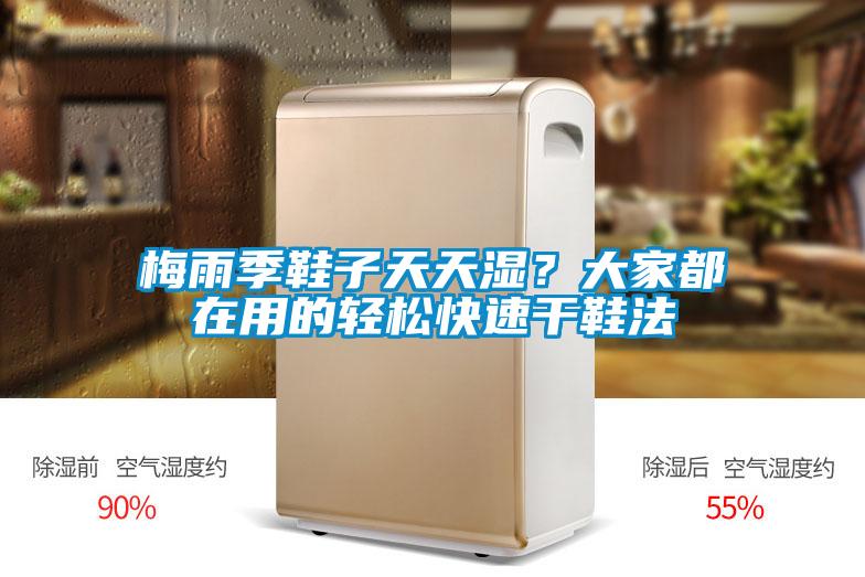梅雨季鞋子天天湿？大家都在用的轻松快速干鞋法