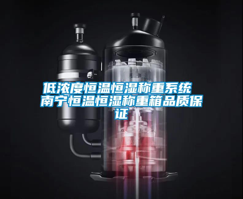 低浓度恒温恒湿称重系统 南宁恒温恒湿称重箱品质保证