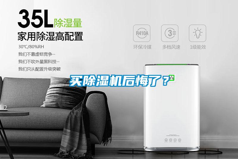 买除湿机后悔了？