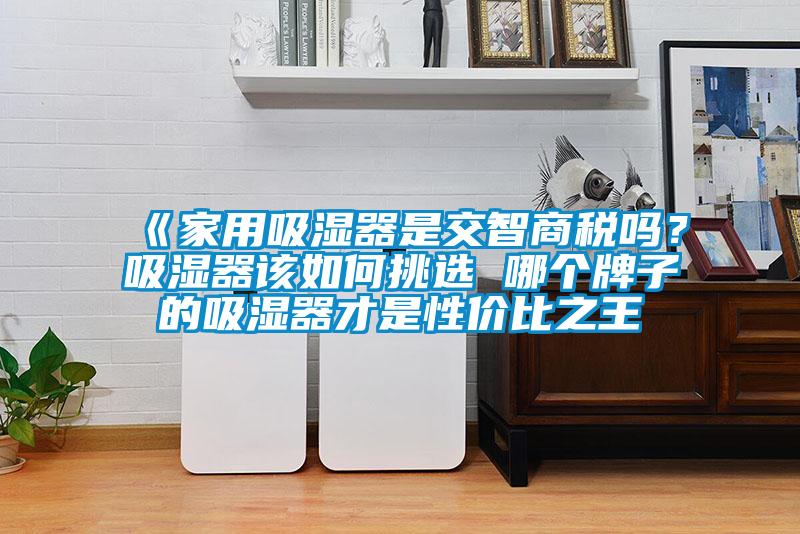 《家用吸湿器是交智商税吗？吸湿器该如何挑选 哪个牌子的吸湿器才是性价比之王