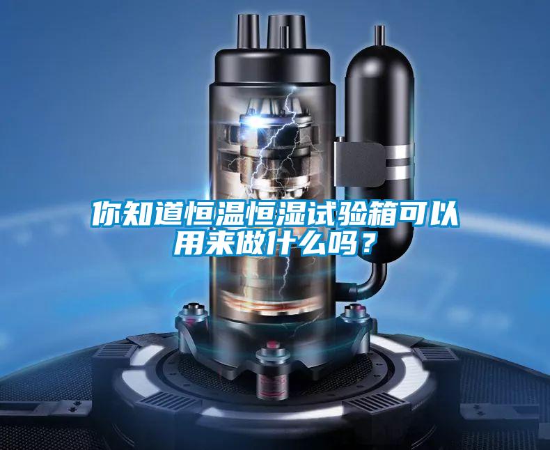 你知道恒温恒湿试验箱可以用来做什么吗？