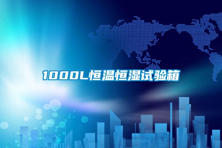1000L恒温恒湿试验箱