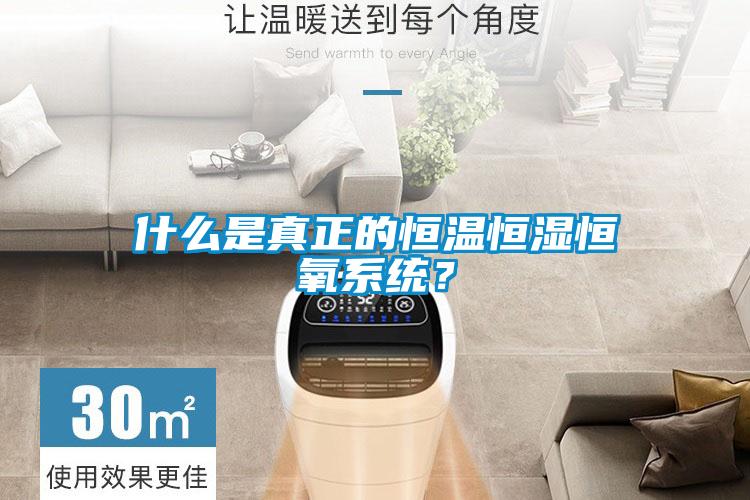 什么是真正的恒温恒湿恒氧系统？