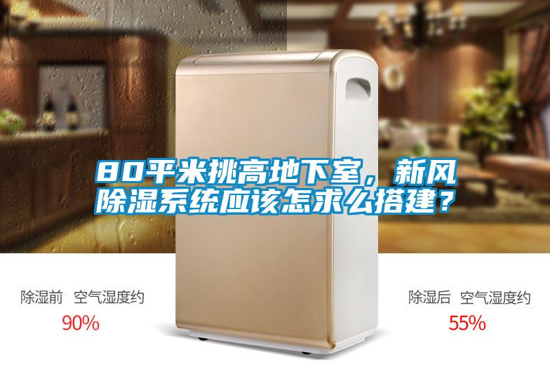 80平米挑高地下室，新风除湿系统应该怎求么搭建？