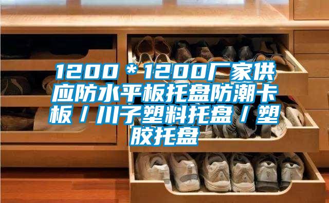 1200＊1200厂家供应防水平板托盘防潮卡板／川子塑料托盘／塑胶托盘