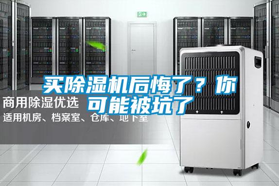 买除湿机后悔了？你可能被坑了