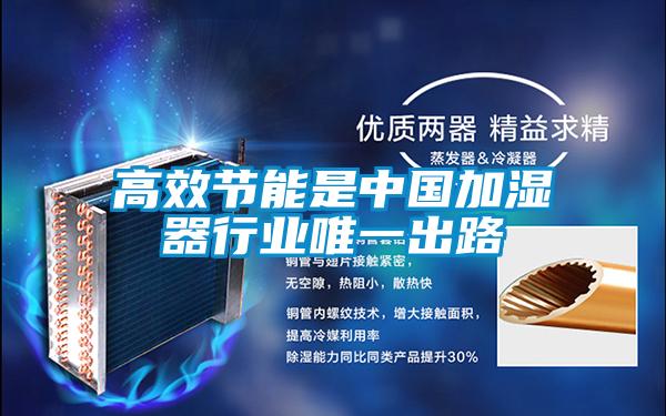 高效节能是中国加湿器行业唯一出路