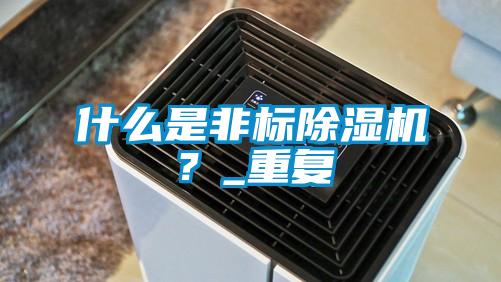 什么是非标除湿机？_重复