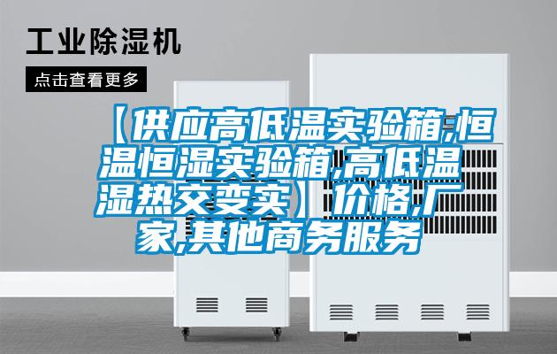 【供应高低温实验箱,恒温恒湿实验箱,高低温湿热交变实】价格,厂家,其他商务服务