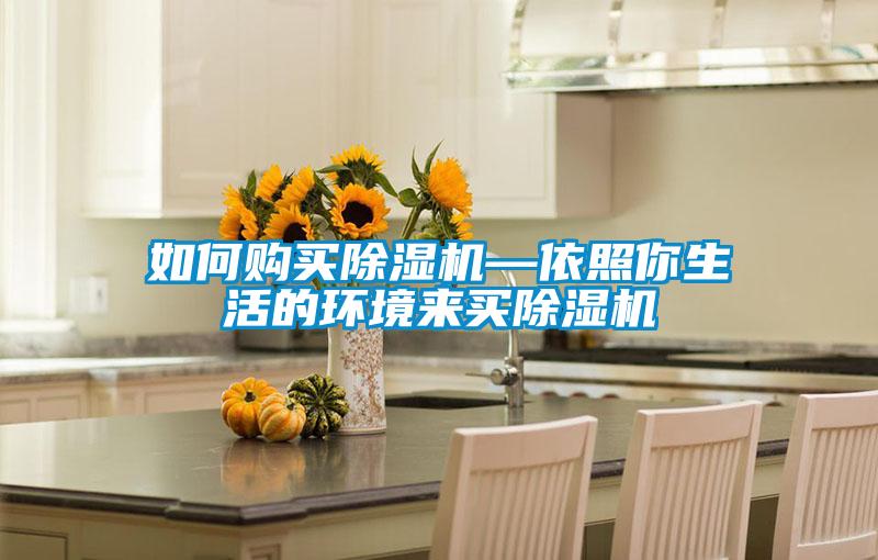 如何购买除湿机—依照你生活的环境来买除湿机