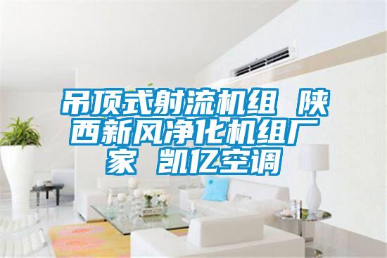 吊顶式射流机组 陕西新风净化机组厂家 凯亿空调