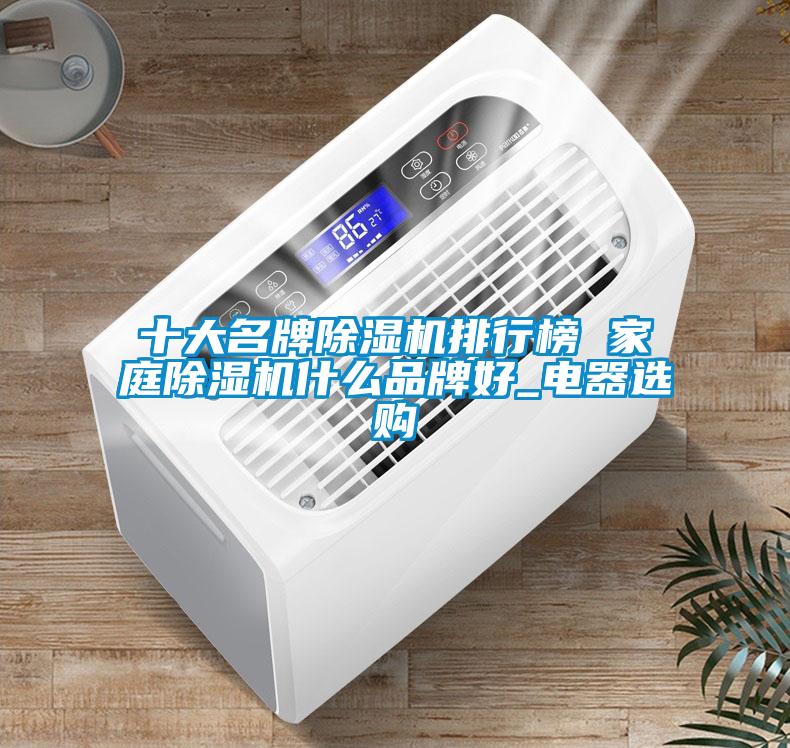 十大名牌除湿机排行榜 家庭除湿机什么品牌好_电器选购