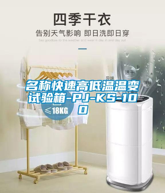 名称快速高低温温变试验箱-PJ-KS-100