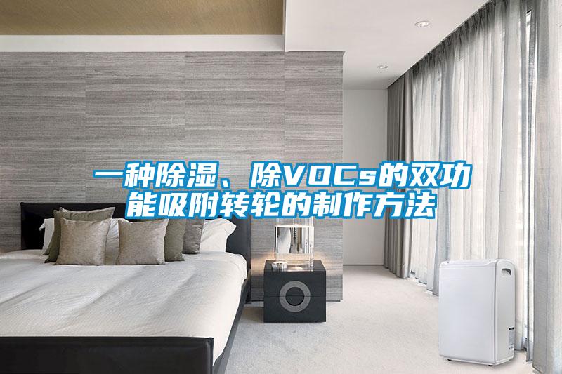 一种除湿、除VOCs的双功能吸附转轮的制作方法