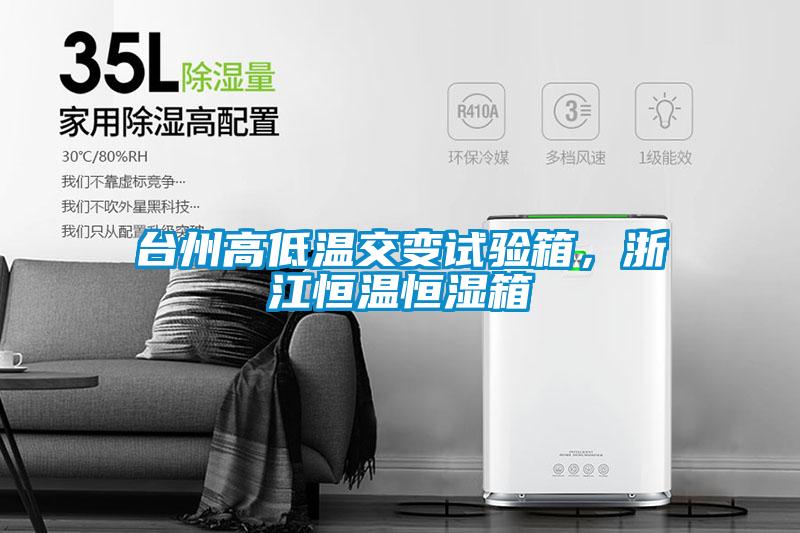 台州高低温交变试验箱，浙江恒温恒湿箱